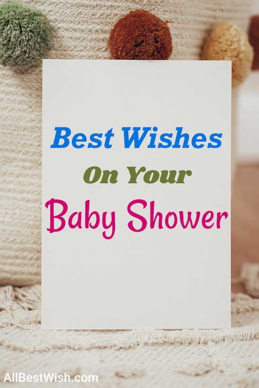 Best Wishes On Your Baby Shower